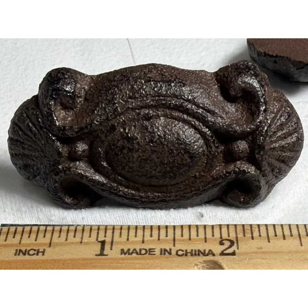 Lot Of 3 New Hobby Lobby Metal Rustic Brown Drawer Pulls Knobs 2.5